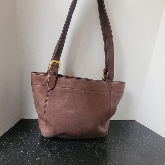 Tignanello Brown Leather Tote - Picture 2 of 10